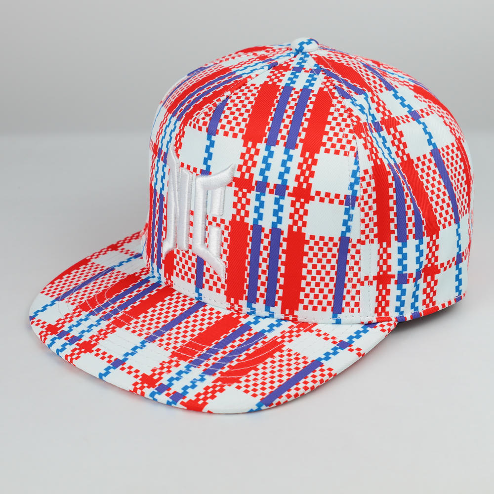 Custom flat brim snapback